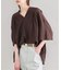 シルキーシフォンギャザーブラウス
