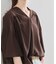 シルキーシフォンギャザーブラウス