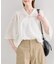 シルキーシフォンギャザーブラウス