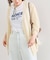 ウォッシャブルリネンブレンドシアーカーデ
