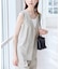 リネンライクウォッシャブルベスト