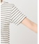ハリヌキリブマルチボーダーTシャツ