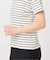 ハリヌキリブマルチボーダーTシャツ