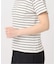 ハリヌキリブマルチボーダーTシャツ