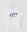 NOICE / ノイス DROP SHADOW LOGO TWISTED DRAPE T-S