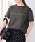 ロゴプリントハーフスリーブTシャツ