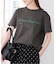 ロゴプリントハーフスリーブTシャツ