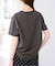 ロゴプリントハーフスリーブTシャツ