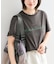 ロゴプリントハーフスリーブTシャツ