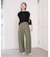 《追加》コットリネンバレルレッグルーズベイカーパンツ