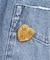 WIFFLE / ウィッフル HEART BROOCH ブローチ