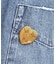 WIFFLE / ウィッフル HEART BROOCH ブローチ