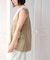 《接触冷感》ピンタックレースブラウス
