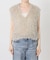 フェザーヤーンニットベスト