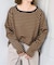 《WEB限定カラー有り / 追加》ボートネックバックタックプルオーバー