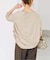 《WEB限定カラー有り / 追加》ボートネックバックタックプルオーバー