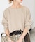 《WEB限定カラー有り / 追加》ボートネックバックタックプルオーバー