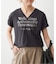 《別注》La Hutte / ラ ユット V neck Tee*
