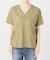 《別注》La Hutte / ラ ユット V neck Tee*