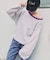 a&m ロングスリーブワイドボーダーTEE