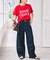 TRICOMER /トリコメル FRENCH LOGO TEE