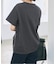 スウェードプリントロゴTシャツ