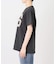 スウェードプリントロゴTシャツ