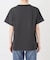 スウェードプリントロゴTシャツ