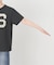 スウェードプリントロゴTシャツ