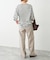 ボートネックロングスリーブTシャツ