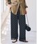 《セットアップ可 / 追加》レースドッキングドットサテンパンツ