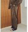 《別注カラー有り》ARCHIVE STANCE / アーカイブスタンス lace hem pants