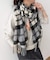 Spick & Span カシミヤチェックストール