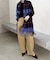 Spick & Span カシミヤチェックストール