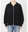 コットン混 ニットフーディー