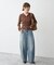 kiehtova /キエトヴァ LAYERED SHEER CROSS CARDIGAN カーディガン