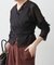 kiehtova /キエトヴァ LAYERED SHEER CROSS CARDIGAN カーディガン