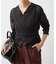 kiehtova /キエトヴァ LAYERED SHEER CROSS CARDIGAN カーディガン