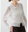 kiehtova /キエトヴァ LAYERED SHEER CROSS CARDIGAN カーディガン
