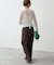 kiehtova /キエトヴァ LAYERED SHEER CROSS CARDIGAN カーディガン