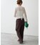 kiehtova /キエトヴァ LAYERED SHEER CROSS CARDIGAN カーディガン