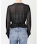 kiehtova /キエトヴァ LAYERED SHEER CROSS CARDIGAN カーディガン