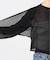 kiehtova /キエトヴァ LAYERED SHEER CROSS CARDIGAN カーディガン