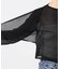 kiehtova /キエトヴァ LAYERED SHEER CROSS CARDIGAN カーディガン