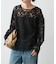 《セットアップ可》brushed lace ブラウス