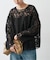 《セットアップ可》brushed lace ブラウス