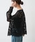《セットアップ可》brushed lace ブラウス