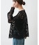 《セットアップ可》brushed lace ブラウス
