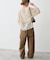 《セットアップ可》brushed lace ブラウス
