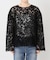 《セットアップ可》brushed lace ブラウス